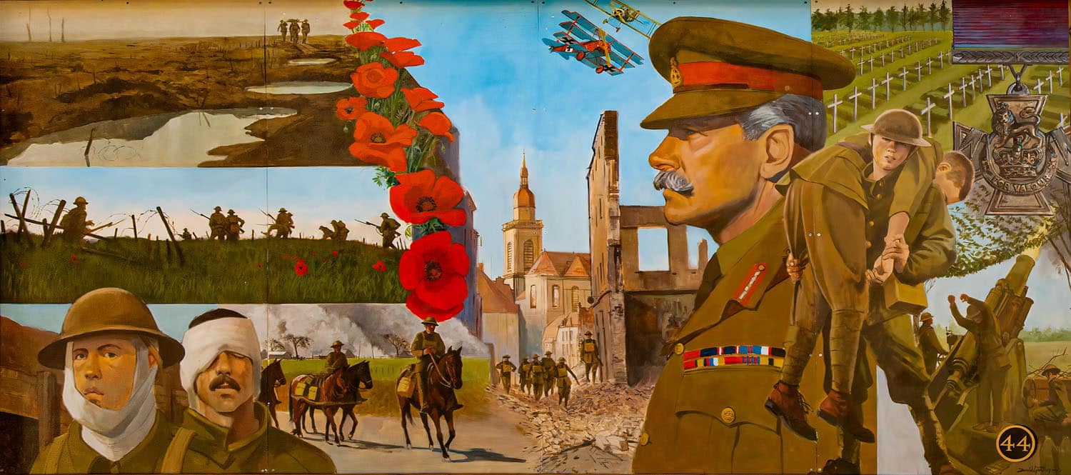 Tribute to war and remembrance