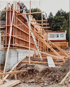 Native Heritage Mural Wall Construction