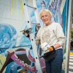 Cim MacDonald during restoration