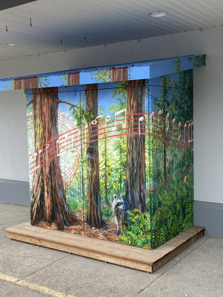 In Tune With Nature is the newest mural in Chemainus